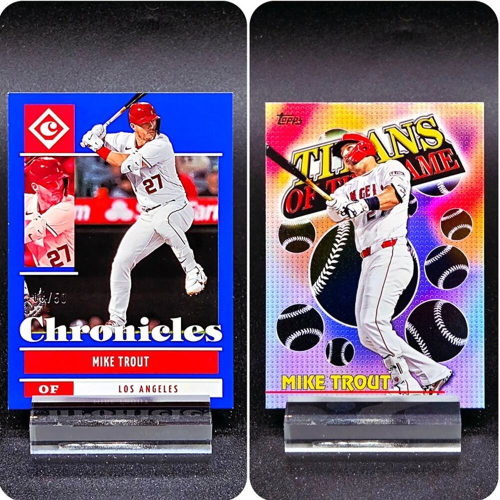 Mike Trout Titans of the Game Chronicles 08/50 Los Angeles Angels Star